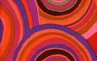 KAFFE FASSETT TARGETS RED GP67 1 YARD original issue