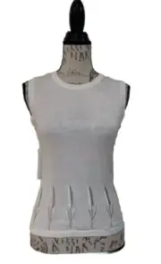Daniel Hechter Knit Sleeveless Shirt Size Small EUR 38