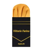 Vittorio Farina Pre-Folded Puff Pocket Square: 10 Colors
