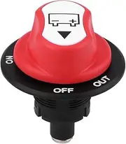 Max 50V 50A Cont 75A INT On/Off Car Battery Isolator Switch for Cars/Off Road Vehicle/Trucks
