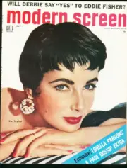MAG: MODERN SCREEN 1954 OCT-LIZ TAYLOR-DEBBIE REYNOLDS VF