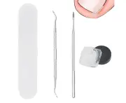 Ingrown Toenail Correction Treatment Kit, 50 Pcs Ingrown Toenail Corrector Recover Clips With 2 Pcs Toenail File & Lifter