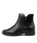 New Ziera Skylars Xf Black Leather Womens Shoes Casual Boots Ankle