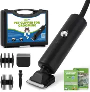 300W Pet Grooming Clippers (2000-6600Rpm Stepless Speed Control, Heavy-Duty Comm