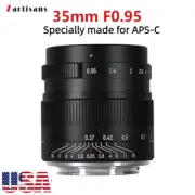 7artisans 35mm F0.95 APS-C Large Aperture Manual Lens for Sony E-Mount Camera