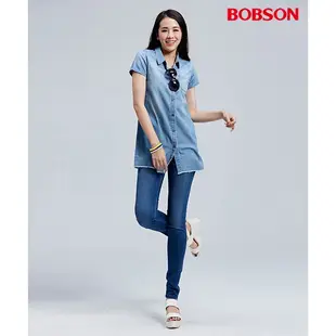BOBSON 女款優質觸感緊身牛仔褲(8070-53)