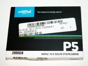 New, sealed Crucial P5 2TB M.2 NVMe PCIe Gen 3 SSD CT2000P5SSD8