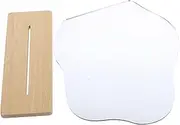 Cabilock 1Set Cloud Shaped Makeup Mirror with Stand Aesthetic Desktop Vanity Mirror for Bedroom Living Room Office and Outdoor Use