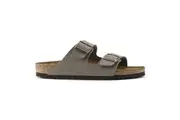 Birkenstock Arizona Birko-Flor Nubuck Sandals - Narrow - Stone