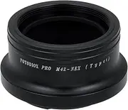 Fotodiox Pro Lens Mount Adapter - M42 Type 2 (42mm x1 Screw Mount) to Sony Alpha E-Mount Mirrorless Camera Body