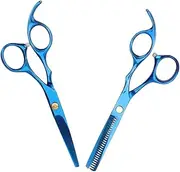 OATIPHO Professional Barber Kit 2 Pcs 5.5 Inches Hair Cutting Scissors Stainless Steel Hair Dressing Scissors for Men Women
