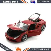 Bburago Licensed precision diecast Ferrari Race&Play 488 GTB Red scale 1:18