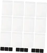 WEKAMOS 50Sets Self Seal Zipper Bags for Jewelry Storage Includes Protective Cards for Earrings Rings Necklaces Transparent PVC Pouches for Safe Organization of Jewelry Items