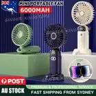 Mini Fan Portable Folding Desk Fan Hand-Held Cooler Cooling Usb Rechargeable AU