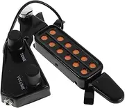Abaodam 1 Set Adjustable Acoustic Guitar Pickup with Easy Installation No Drilling Required Includes Capo for Folk Guitar Performance and Sound Quality Enhancement
