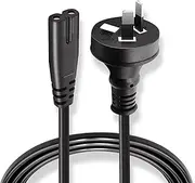 2m/6.5ft 2 Prong AU Plug AC Power Cord Cable for Xbox One S/X,Xbox Series X/Series S Controller, PlayStation PS3,PS5,PS4 Slim Console,Shave,Radio,Printer,LED LCD TV,Monitor Power Cable Replacement