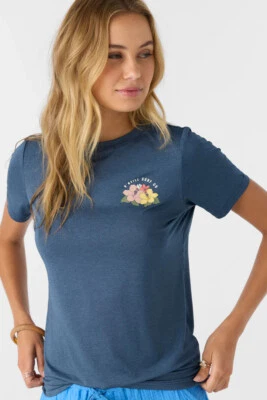 O'Neill Breezy UPF S/S Tee - Women's - Small / Navy Heather