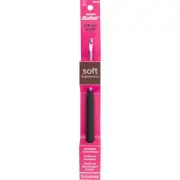 Susan Bates Silvalume Soft Handle Aluminum Crochet Hook 5.5"-Size G6/4mm
