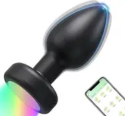 Anal Plug Sex Toys Vibrator APP Control Rotation Butt Plug For Men Women Wiggle Anal Vibrator Gay Anal Plug with LED Adult Sex Toy For Couples Sex