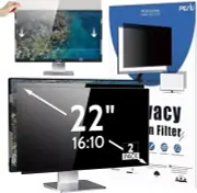 2 Pack 22 Inch 16:10 Computer Privacy Screen For Widescreen Monitor