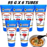 6X Thai Chili Paste Food Seasoning Maepranom Tom Yum Soup Sauces Original 95 g N