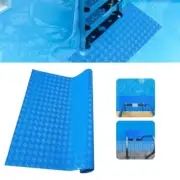 Pool Step Mat Non Slip Design Protect Ladder & Steps PVC Material Blue