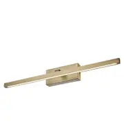 CLA Lighting Lineal Interior LED Tri-CCT Dimmable Vanity / Picture Wall Light IP44 (L530mm) Antique Brass