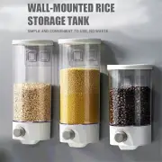 Whole Grains Rice Bucket Wall-Mounted Rice Storage Tank Out Rice