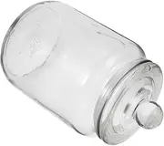 MAGICLULU Airtight Tea Jar Multi-use Glass Storage Canister for Dried Fruit Grains Tea Biscuits Sealed Jar Silicone Lid