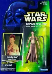 Holo 1997 Star Wars: POTF Enslaved Princess Leia Organa MOC MIB