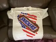 VINTAGE SNICKERS WORLD CUP U.S.A 94 T SHIRT , MEDIUM , BRAND NEW