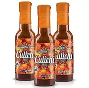 Salsa Culichi (TM) Official Seafood Hot Sauce, (3 Bottles)
