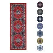 Traditional Oriental Medallion Rug 2x7 Persien Style Runner -Actual 1'10"x7'3"