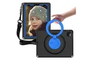 Handle Shockproof EVA Tablet Case for iPad Pro 11 inch (2022/2021/2020/2018) with Screen Protector & Shoulder Strap-Black