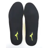 在飛比找蝦皮購物優惠-【登瑞體育】MIZUNO 慢跑鞋墊 黑黃/舒適/彈性好/耐久