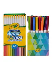 [Crayola] 40ct Super Tips Washable Markers Share Pack in Multi