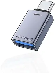 Liaoan OTG Adapter USB C to USB 3.0 Indicator Light, Suitable for USB Mobile Flash Drive, Mouse Keyboard Converter.