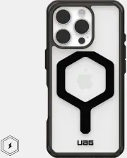 UAG Plyo Magsafe compatible Phone Case for iPhone 16 Pro - Black/Black