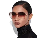 NEW TOM FORD TF838 28F WOMEN SQUARE SUNGLASSES TOM FORD REGGIE FT0838/S 28F