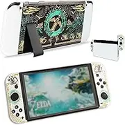 Case for Switch, Switch Case Zelda Tears of The Kingdom, Dockable PC Protective Cover Accessory for Switch Console Joycon (Cover for Switch)