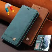 Wallet Leather Case Cover For Samsung Galaxy S25 S24 S23 S22 S21 FE Ultra Plus