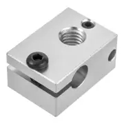 V6 Heater Block 3D Printer Aluminium Extruder Hotend Print Head Replacement Part