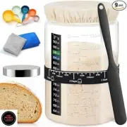 Kit de inicio de masa madre recipiente de inicio de masa madre de gran capacidad