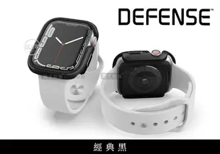 威力家 刀鋒Edge系列 Apple Watch Series 9/8/7 (41mm) 鋁合金雙料保護殼 保護邊框-黑