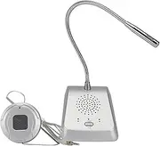 Dual-Way Window Speaker System Interphone Window Intercom Fit for Glass Office Ticket Window Bank Hospital Window,110V-230V