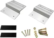 Truck Loading Ramp Kits Ladder Slope Fittings 8inch Aluminum Alloy Ramps Bracket and Rubber Feet Kit for Lawn Mower Car Trucks