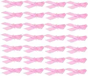 [COHEALI] 100pcs Pink Ribbon Pink Satin Ribbon Breast Awareness Decorations Fundraising Lapel Hope Ribbon Brooch Lapel Pin Ribbon Awareness Pin Ribbon Pink Breast Lapel Polyester