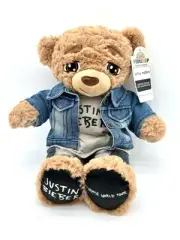 Justin Bieber Build-A-Bear Plush Purpose Tour VERY RARE Limited Edition 1/2400