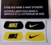Nike Swoosh Eyeblack Stickers Size OSFM Black/Yellow 12 Pairs