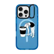 iPhone 16 Pro Impact Ring Stand Case MagSafe Compatible Coffee, First